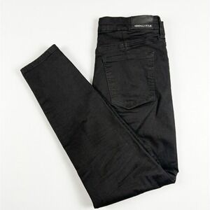 KENDALL +‎ KYLIE Womens W13 L31 High Rise Skinny Ankle Jeans Black Stretch Denim